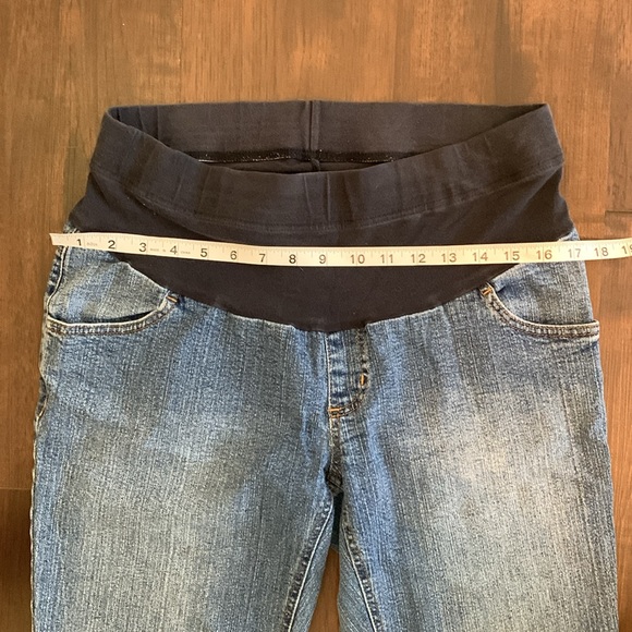 TWO HEARTS MATERNITY JEANS CROPPED - Picture 4 of 7